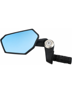 Luxe aerodynamische bar-end spiegel Evoas EV002 - brons accent 2