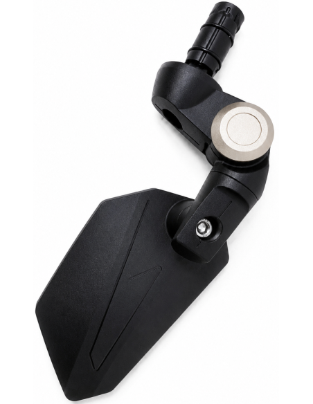 Luxe aerodynamische bar-end spiegel Evoas EV002 - brons accent