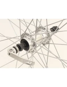 Achterwiel 28 x 1/4" ZAC19 Freewheel QR - zilver 2