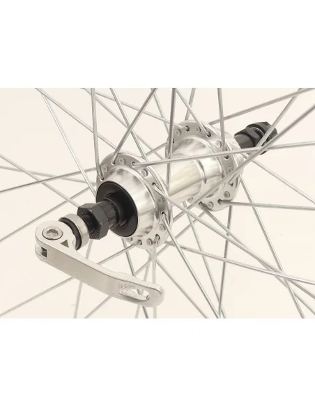 Achterwiel 28 x 1/4" ZAC19 Freewheel QR - zilver