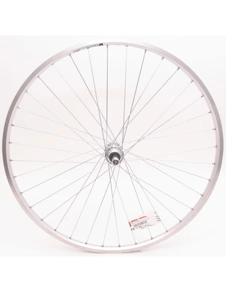 Achterwiel 28 x 1/4" ZAC19 Freewheel vast - zilver