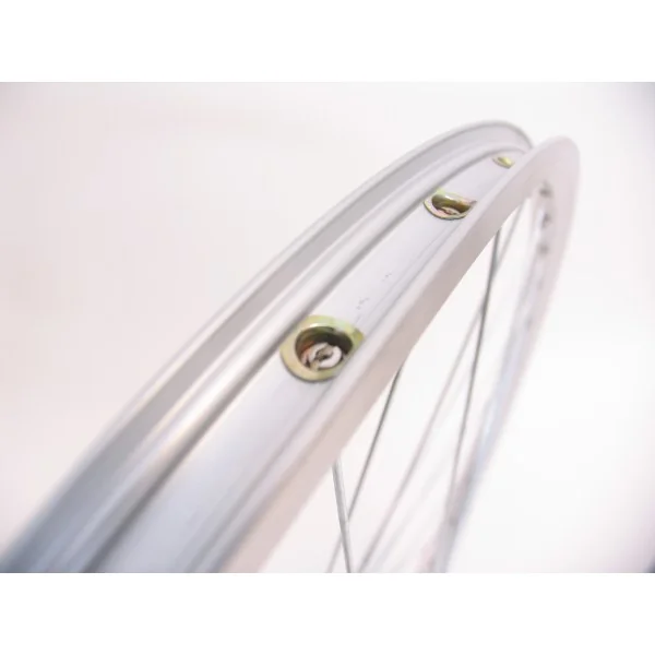 Achterwiel 28 x 1/4" ZAC19 Freewheel vast - zilver