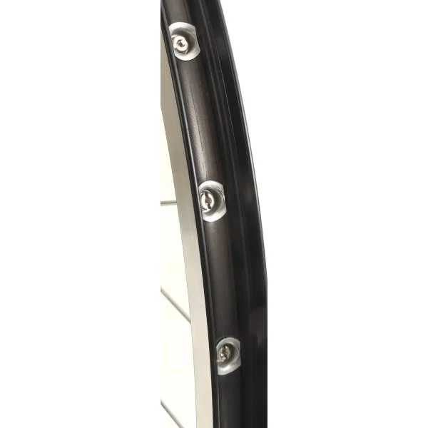 Achterwiel 28" / 622x19C Ryde ZAC 19 velg met 7/8 speed freewheel en snelspanner - zwart