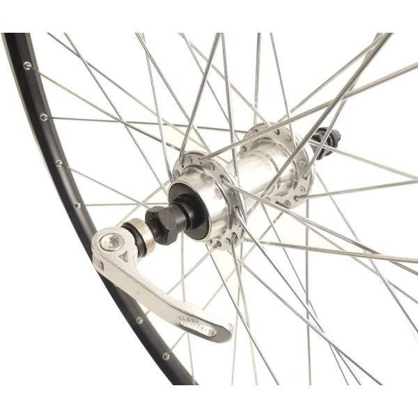 Achterwiel 28" / 622x19C Ryde ZAC 19 velg met 7/8 speed freewheel en snelspanner - zwart