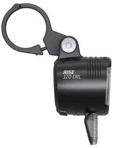 Koplamp Trelock RISE120, 12V - 120/150 lux, zwart 2