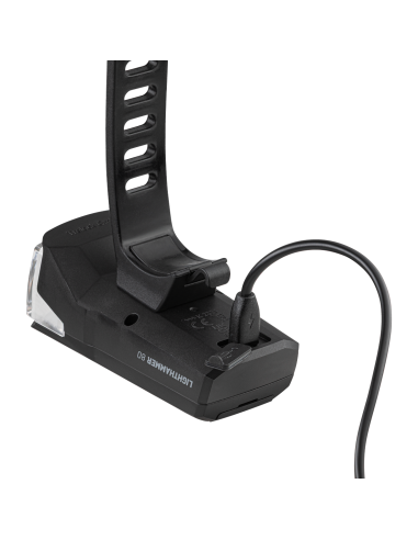 Verlichtingsset Trelock Lighthammer 80 USB Set - 80 lux, zwart