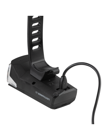 Verlichtingsset Trelock Lighthammer 80 USB Set - 80 lux, zwart