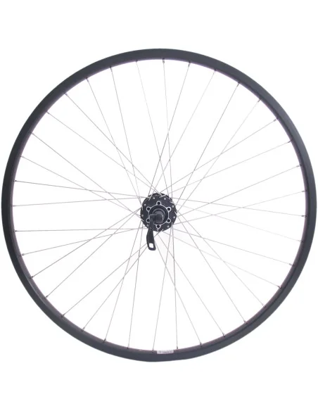Voorwiel 28/29" / 622x19C Ryde Andra 30 velg met Shimano FH-M525 naaf voor 6 bouts remschijf - zwart