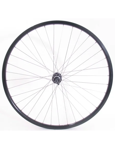 Voorwiel 28/29" / 622x19C Ryde Andra 30 velg met Shimano FH-MT200 naaf voor Center Lock remschijf - zwart