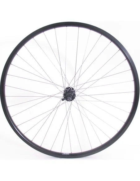 Achterwiel 28/29" / 622x19C Ryde Andra 30 velg met Shimano FH-MT200 naaf voor Center Lock remschijf - zwart