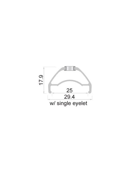 Wielset 29" Rodi Ready 25 Disc - 15x100 + 12x142 mm steekas - 10/11 speed - 28gat