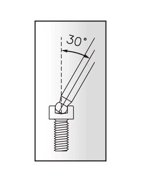 TwinHead Wrench IceToolz 7M25 - 2,5mm inbussleutels