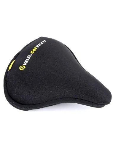 Zadeldek Velo Plush Tour met gel - zwart