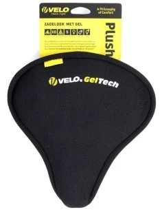 Zadeldek Velo Plush Tour met gel - zwart 2