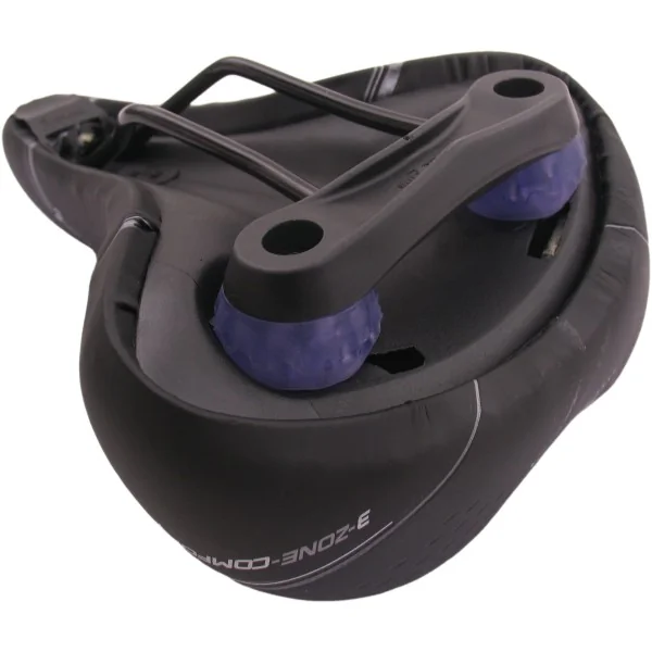 Fietszadel Selle Bassano Volare XXL BigCity met elastomeer demping - zwart