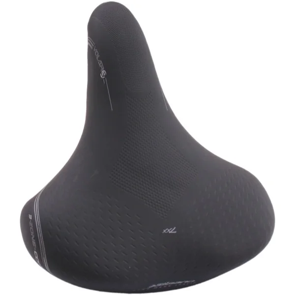 Fietszadel Selle Bassano Volare XXL BigCity met elastomeer demping - zwart