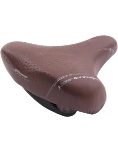Fietszadel Selle Bassano Volare XXL BigCity met elastomeer demping - bruin