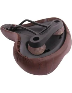 Fietszadel Selle Bassano Volare XXL BigCity met elastomeer demping - bruin 2