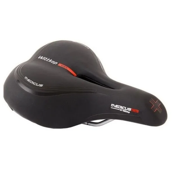 Fietszadel Wittkop Twin Medicus 3.0 City/Trekking - zwart