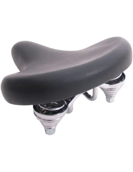 Fietszadel voor 20-22" kinderfiets - zwart