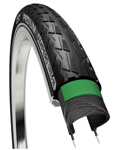 Buitenband CST Xpedium Ampero C1880 28 x 1.40"/ 37-622 voor e-bikes - zwart met reflectie