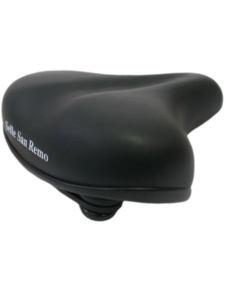 Fietszadel Selle San Remo Citybike met elastomeer vering en hoekbescherming