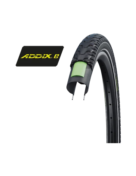 Buitenband Schwalbe Energizer Plus Tour GreenGuard 28 x 1.50" / 40-622 mm - zwart met reflectie