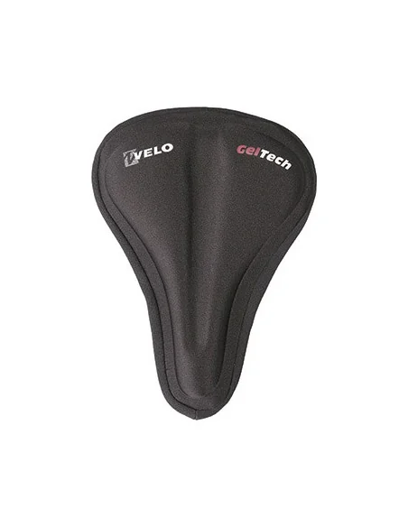 Zadeldek Velo Plush Tour met gel - zwart