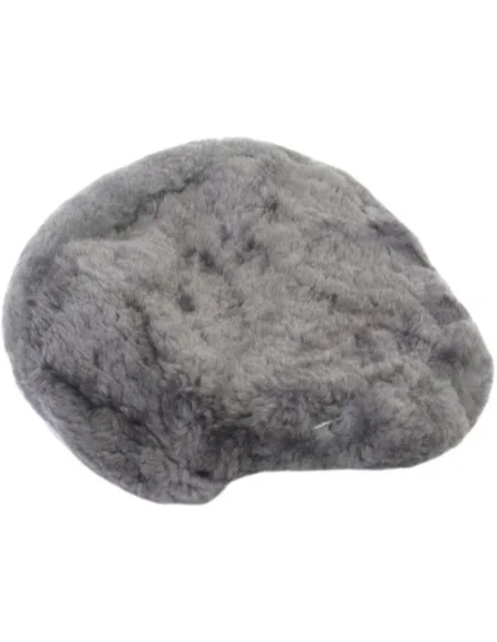 Zadeldek schapenvacht voor rokzadel met punt - grijs