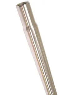 Zadelpen kaars Edge ø25,4 mm / 300 mm aluminium - zilver