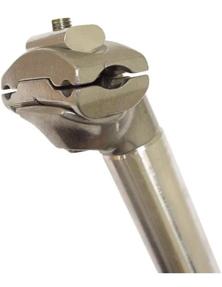 Zadelpen ATB ø26,8 mm / 350 mm aluminium - zilver