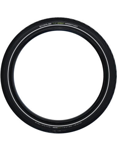 Buitenband Schwalbe Green Marathon GreenGuard 28 x 2.00"/50-622mm - zwart met reflectie