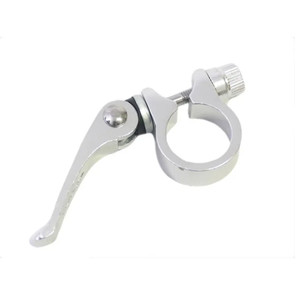 Zadelpenklem Ergotec SCQ-080 ø28.6 mm aluminium met snelspanner - zilver