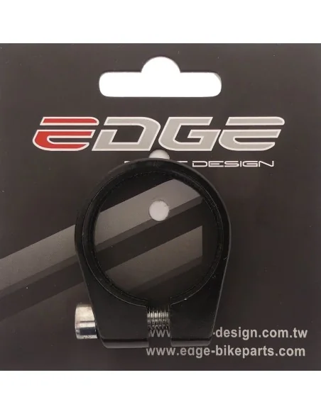 Zadelpenklem ø34,9 mm Edge aluminium met inbusbout - zwart