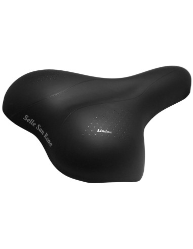 Fietszadel Selle San Remo Lindau voor stads-/trekkingfietsen - zwart (werkplaatsverpakking)