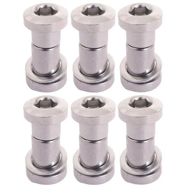 Zadelpenbout Bofix inbus 16 mm - chroom (6 stuks)