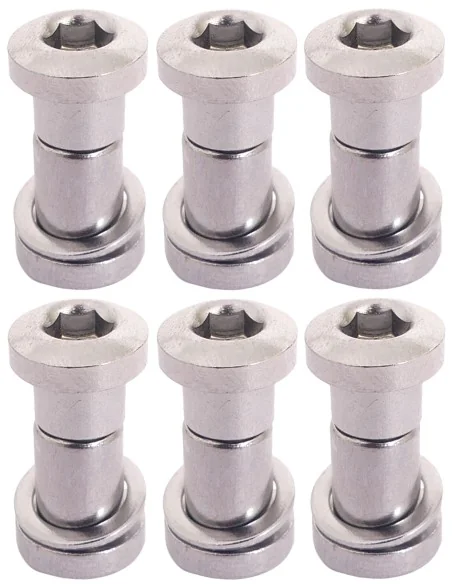 Zadelpenbout Bofix inbus 19 mm - chroom (6 stuks)