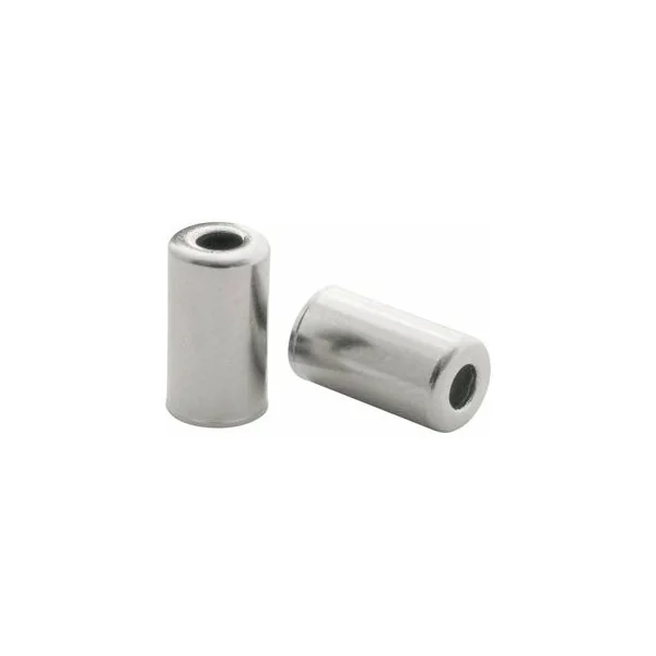 Kabelhoedje Bofix messing ø4.0mm (25 stuks) - Zilver