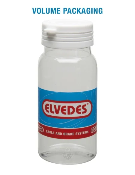 Kabelhoedje Elvedes ø5,0mm messing - zilver (200 stuks)