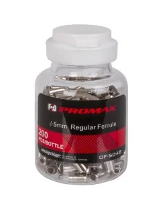 Kabelhoedje Promax metaal ø5mm voor derailleurkabel (200 stuks) - Zilver 2