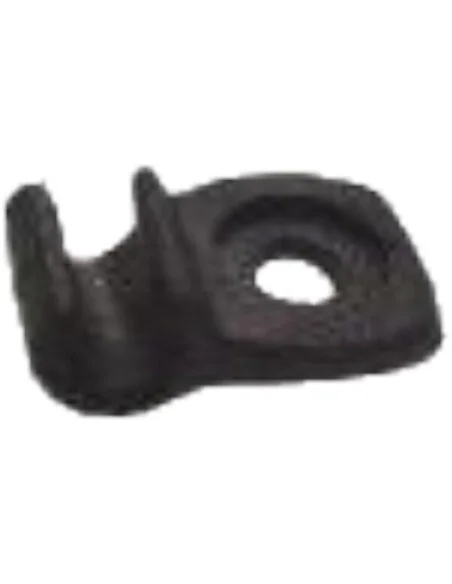 Kabelklem enkel Bofix met parkers (25 stuks) - Zwart