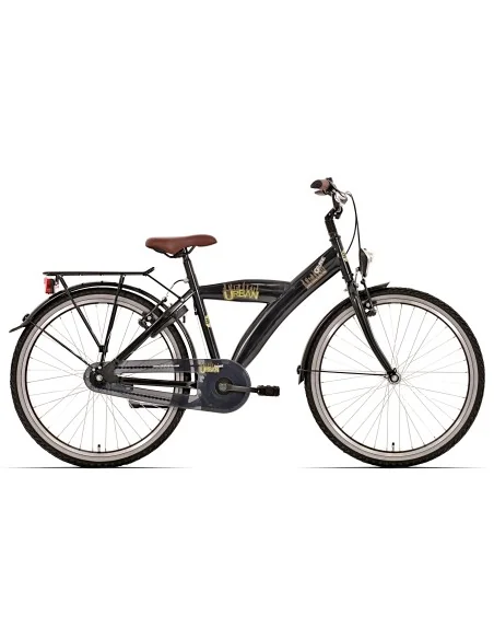 Kinderfiets Bikefun Urban City 20 inch met Remnaaf - Zwart