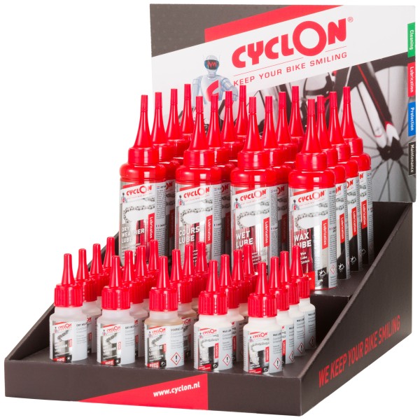 Cyclon toonbank display (inclusief producten)