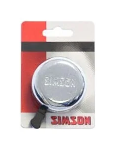 Fietsbel Simson Traditioneel staal - chroom 2