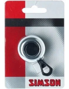 Fietsbel Simson Compact - zilver 2