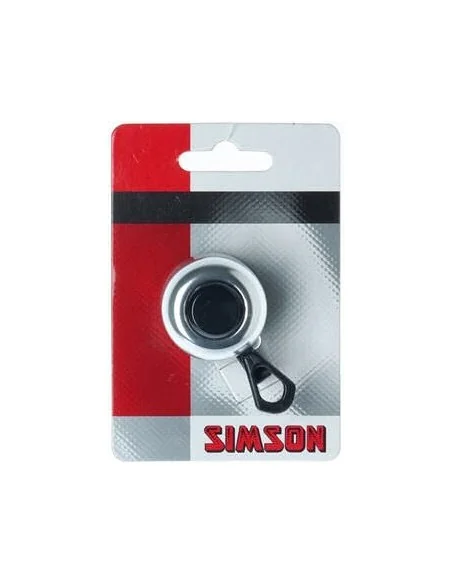 Fietsbel Simson Compact - zilver