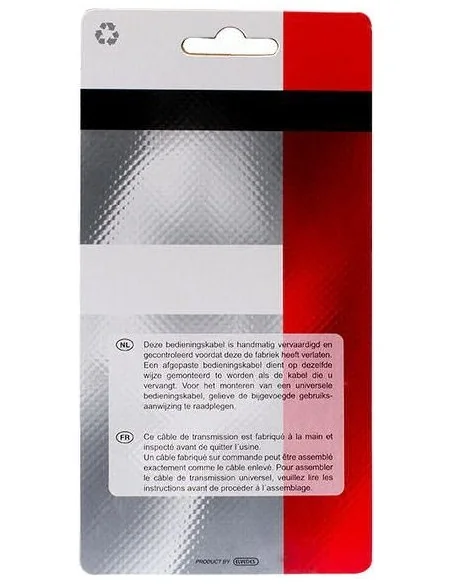 Remkabelset compleet Simson universeel - zwart