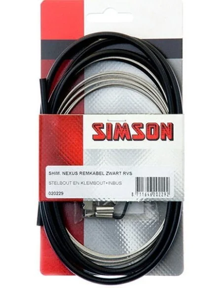 Simson Remkabelset Shimano Nexus Rollerbrake zwart