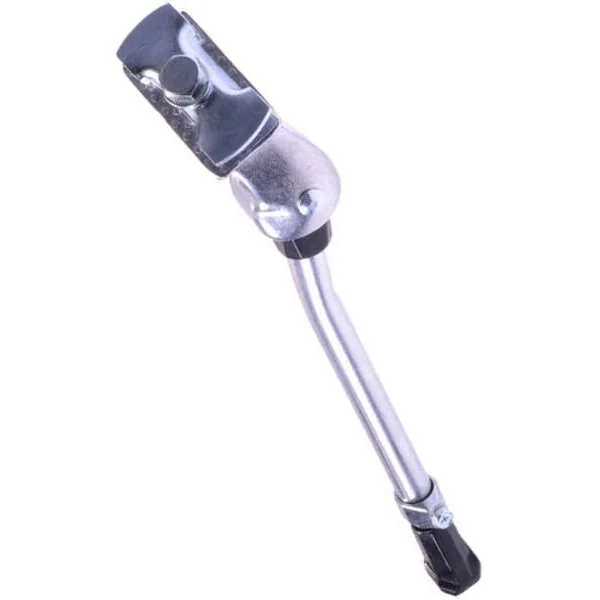 Zijstandaard verstelbaar Simson Quick met 30mm brede plaat - zilver