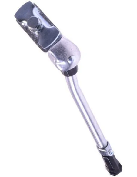 Zijstandaard verstelbaar Simson Quick met 30mm brede plaat - zilver